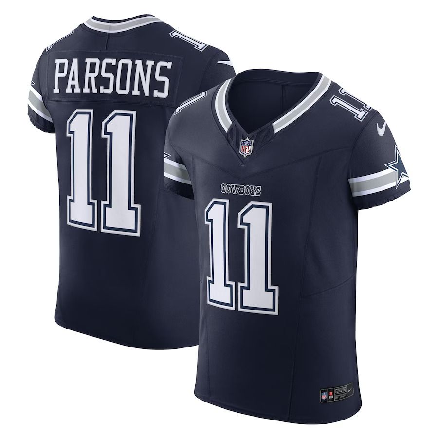 Men Dallas Cowboys #11 Micah Parsons Nike Navy Vapor F.U.S.E. Elite NFL Jersey